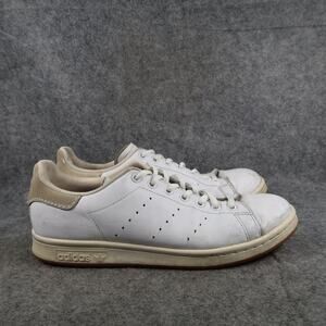 Adidas Shoes Womens 9.5 Stan Smith Sneakers Casual White Leather Trainer Lace Up